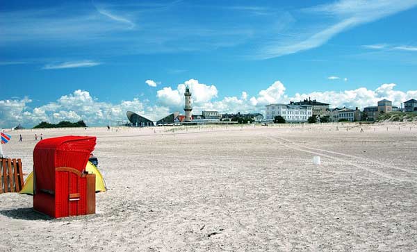 Der Strand von Warnemünde - ein Traum für jeden Ostseeurlauber