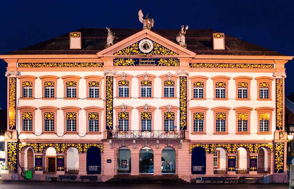 Altes Rathaus in Gengenbach zur Adventszeit